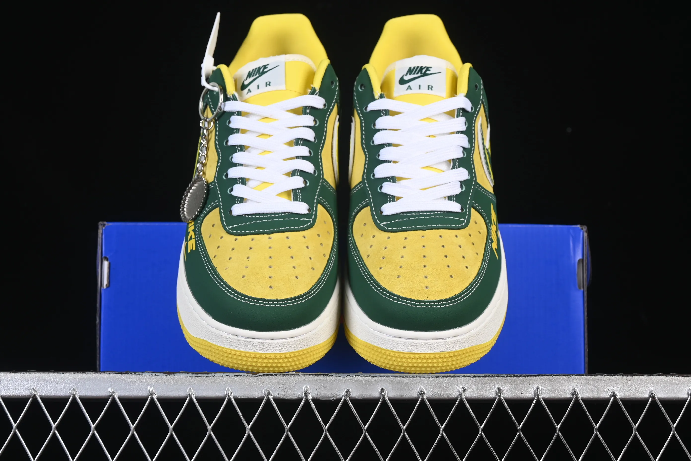 All categories Nk Air Force 1 Air Force series Nk Air Force 1 Low Air Force low-top Nike Air Force 1'07 Low grass green yellow Air Force 1 low-top casual sneakers SY1388-008